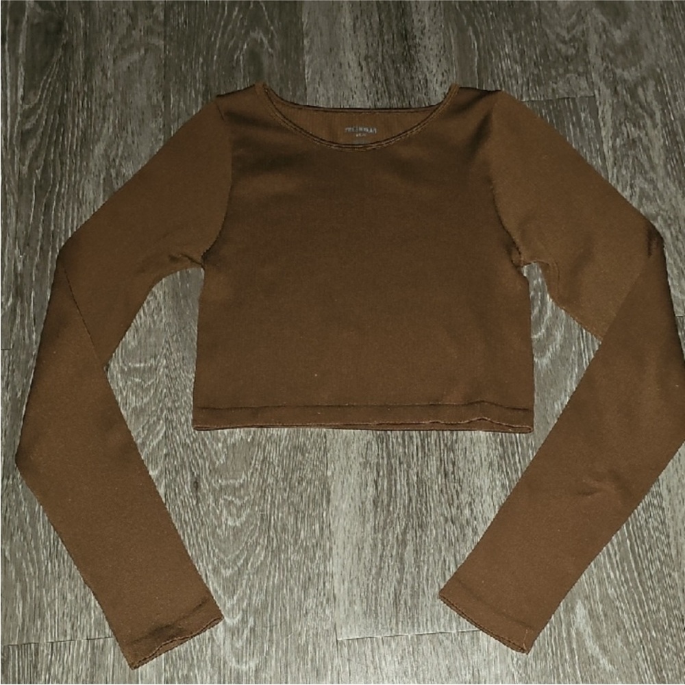 Freshwear Women’s Ribbed Long Sleeve Top Stretchy,XS-S